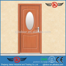 JK-P9082 pvc puerta de madera de baño